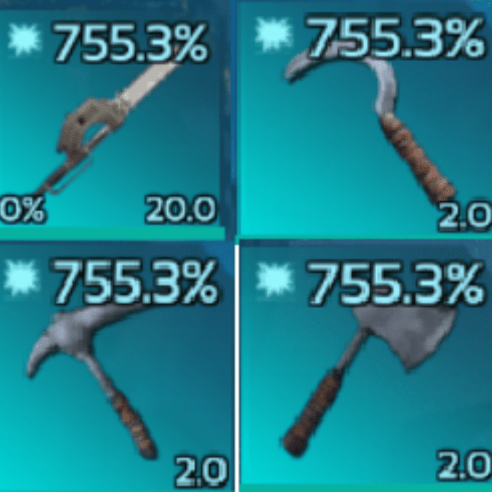 Farming set 75% DMG