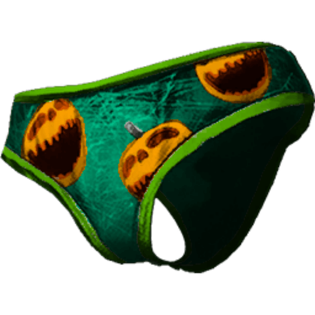 Jack-O-lantern Swim Bottom Skin