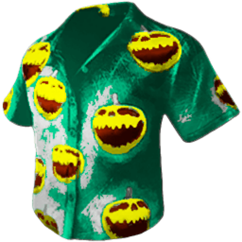 Jack-O-Lantern-Print Shirt Skin (1x)